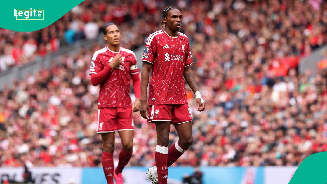 Jeremy Jacquet, Virgil van Dijk, Liverpool, Fulham, Anfield.