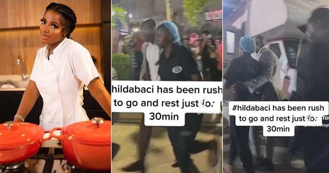 Hilda Baci gets 30 minutes break from cooking Hilda Baci gets 30 minutes break from cooking