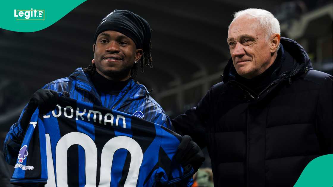 Ademola Lookman, Antonio Percassi, Atalanta, Juventus, Gewiss Stadium, Bergamo, Italy, Serie A. Ademola Lookman, Antonio Percassi, Atalanta, Juventus, Gewiss Stadium, Bergamo, Italy, Serie A.