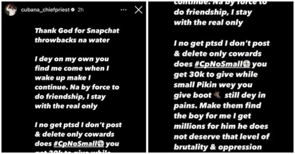 Cubana Chiefpriest speaks on friendship with Burna Boy Cubana Chiefpriest speaks on friendship with Burna Boy