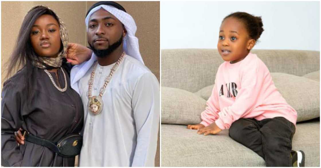 Singer Davido and his family Singer Davido and his family