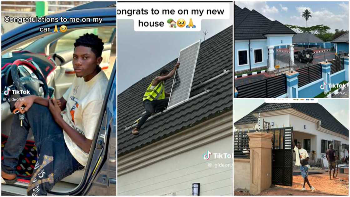 Solar installation in Nigeria/man interlocked his compound. Solar installation in Nigeria/man interlocked his compound.