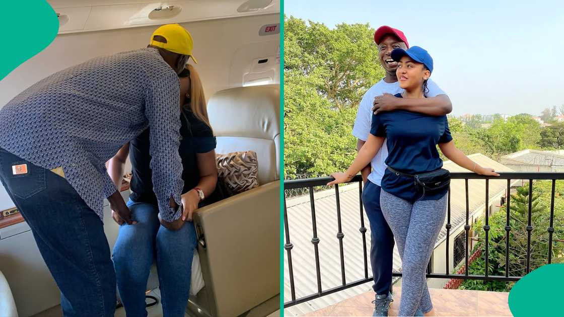 Regina Daniels celebrates Ned Nwoko on his 64th birthday. Regina Daniels celebrates Ned Nwoko on his 64th birthday.