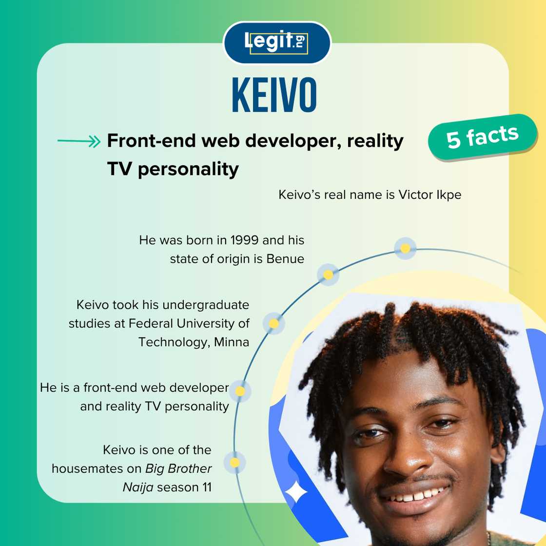 Five facts about Keivo from BBNaija season 11