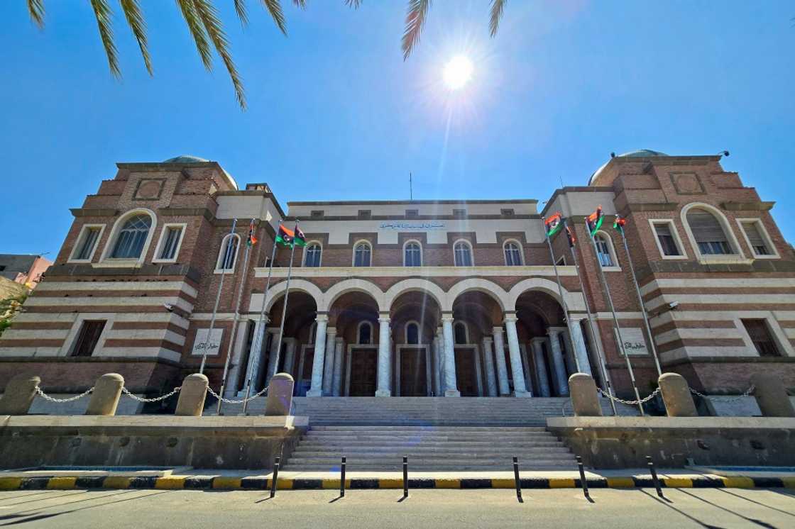 Libya's central bank headquarters in Tripoli is the centre of a tussle for control by feuding factions Libya's central bank headquarters in Tripoli is the centre of a tussle for control by feuding factions