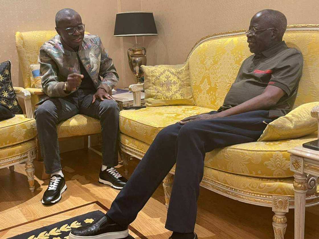 Roll Call: Sanwo-Olu Visits Tinubu in London Roll Call: Sanwo-Olu Visits Tinubu in London
