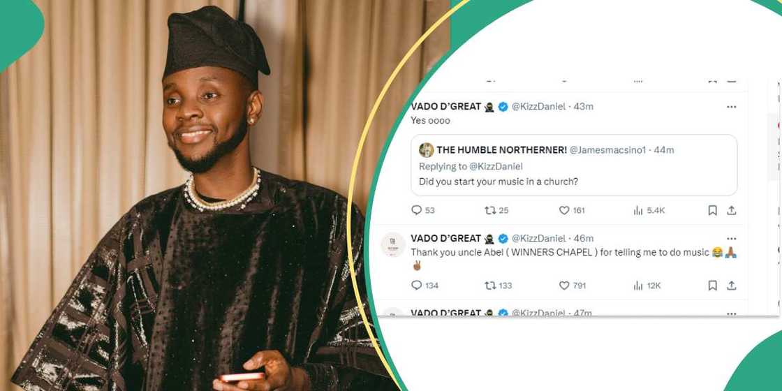 Screenshot of Kizz Daniel's comment about his music career Screenshot of Kizz Daniel's comment about his music career