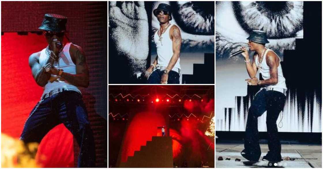 Photos of Wizkid on stage at Afronation Photos of Wizkid on stage at Afronation