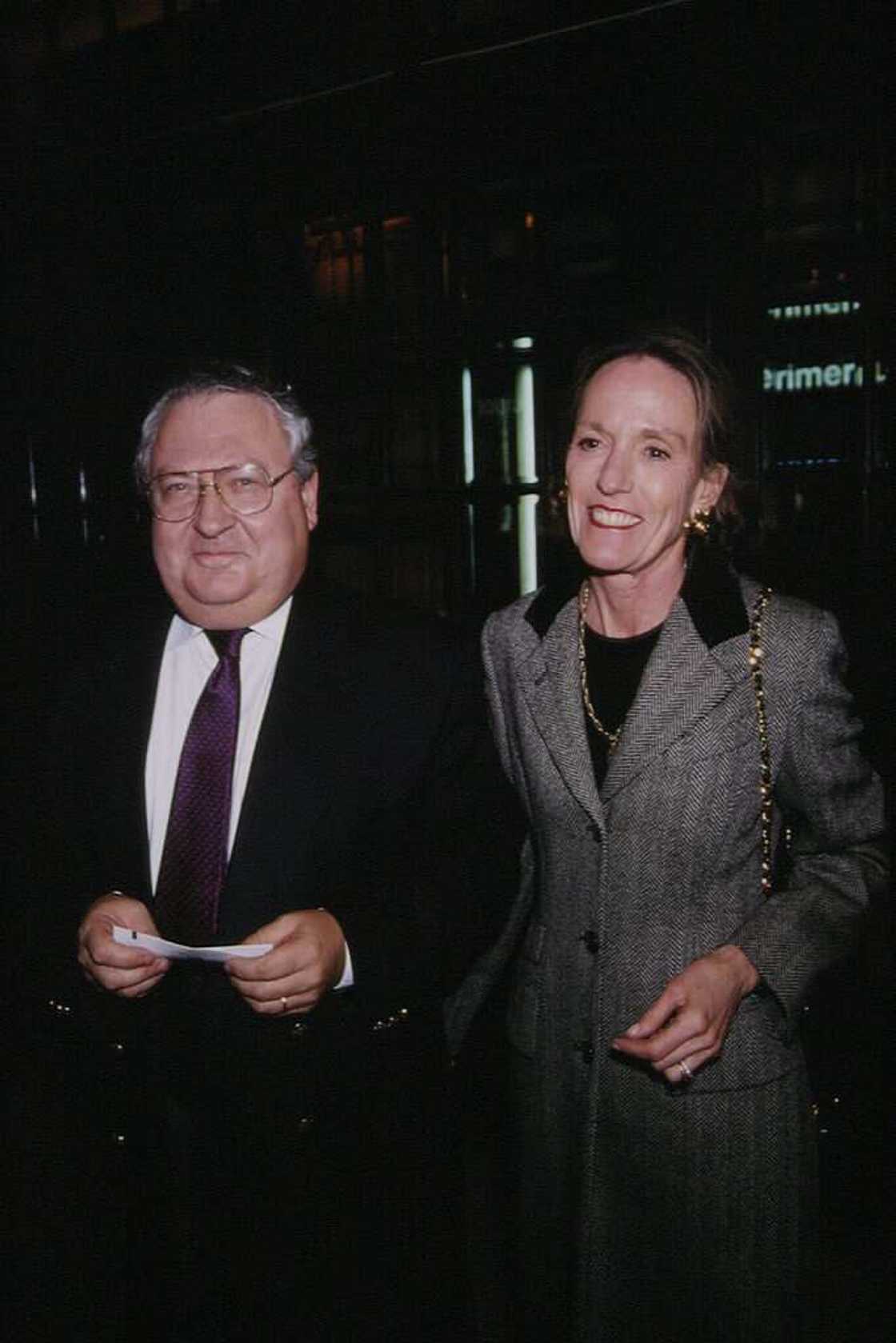 Gérard Carreyrou et sa femme Gérard Carreyrou et sa femme
