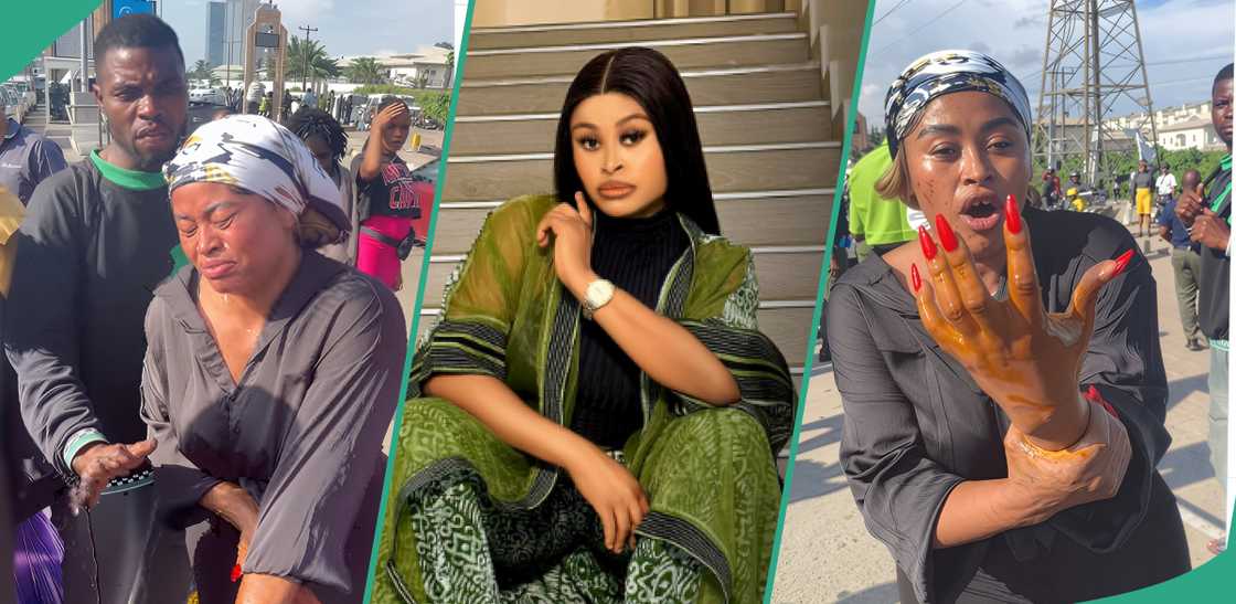 Sarah Martins cries for help after shocking encounter with uniformed men in Lagos Sarah Martins cries for help after shocking encounter with uniformed men in Lagos