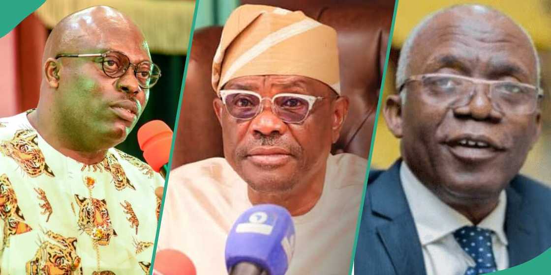Wike, Falana, Fubara, PDP, APC, Rivers crisis Wike, Falana, Fubara, PDP, APC, Rivers crisis