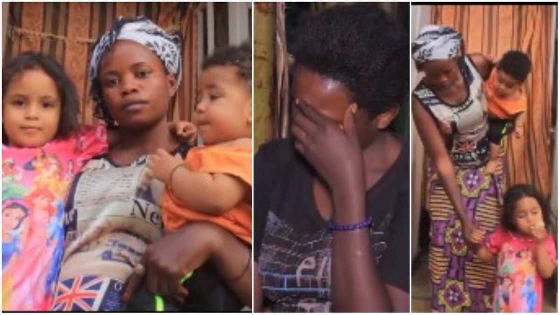 My two white husbands abandon me with kids - Woman shares hearbreaking story in trending video