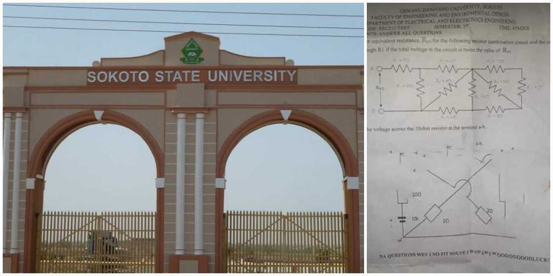 Nigerians react to lecturer's remark on Sokoto University's exam paper sparks reactions on social media