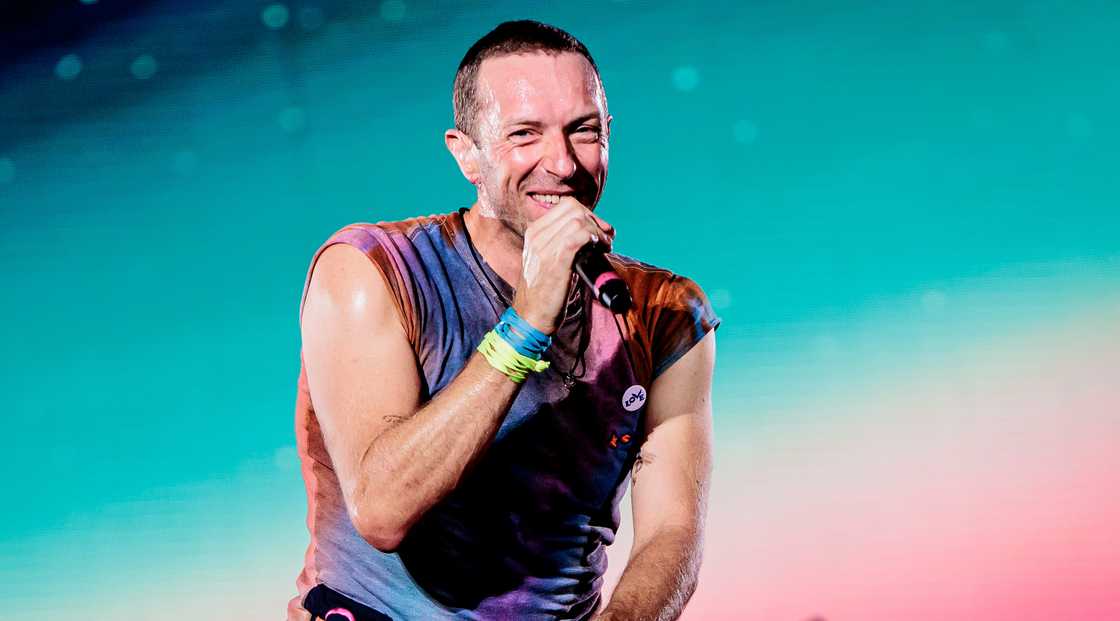 Chris Martin of Coldplay sings at Stadio San Siro