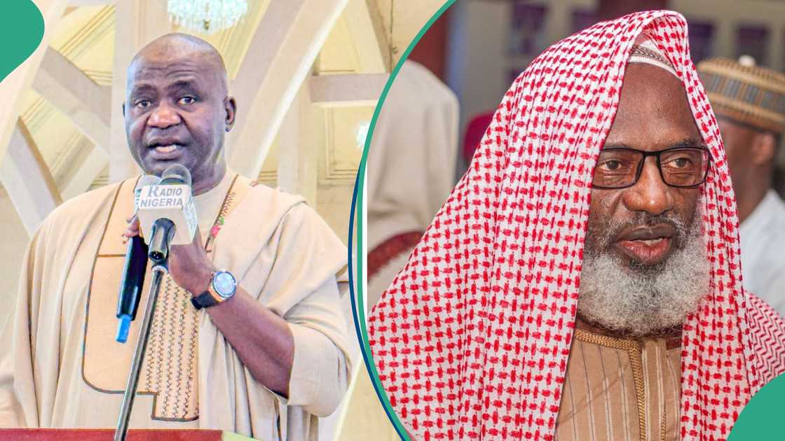 Defence Minister Christopher Musa speaking during his official visit to Maiduguri. Defence Minister Christopher Musa speaking during his official visit to Maiduguri.