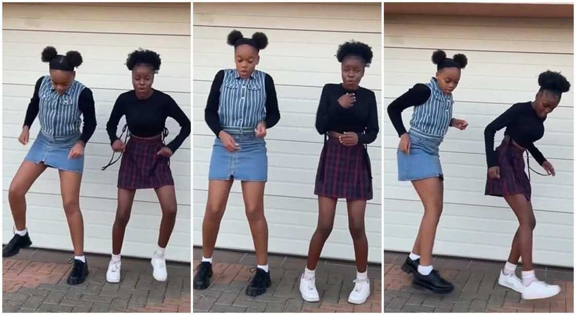 Photos of two black teenagers dancing beautifully in an open place. Photos of two black teenagers dancing beautifully in an open place.