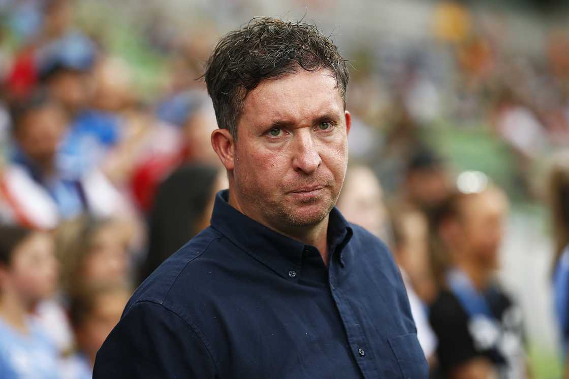 Coach Robbie Fowler looks on during the round 21 A-League match between Melbourne City and the Brisbane Roar at AAMI Park in Melbourne, Australia Coach Robbie Fowler looks on during the round 21 A-League match between Melbourne City and the Brisbane Roar at AAMI Park in Melbourne, Australia