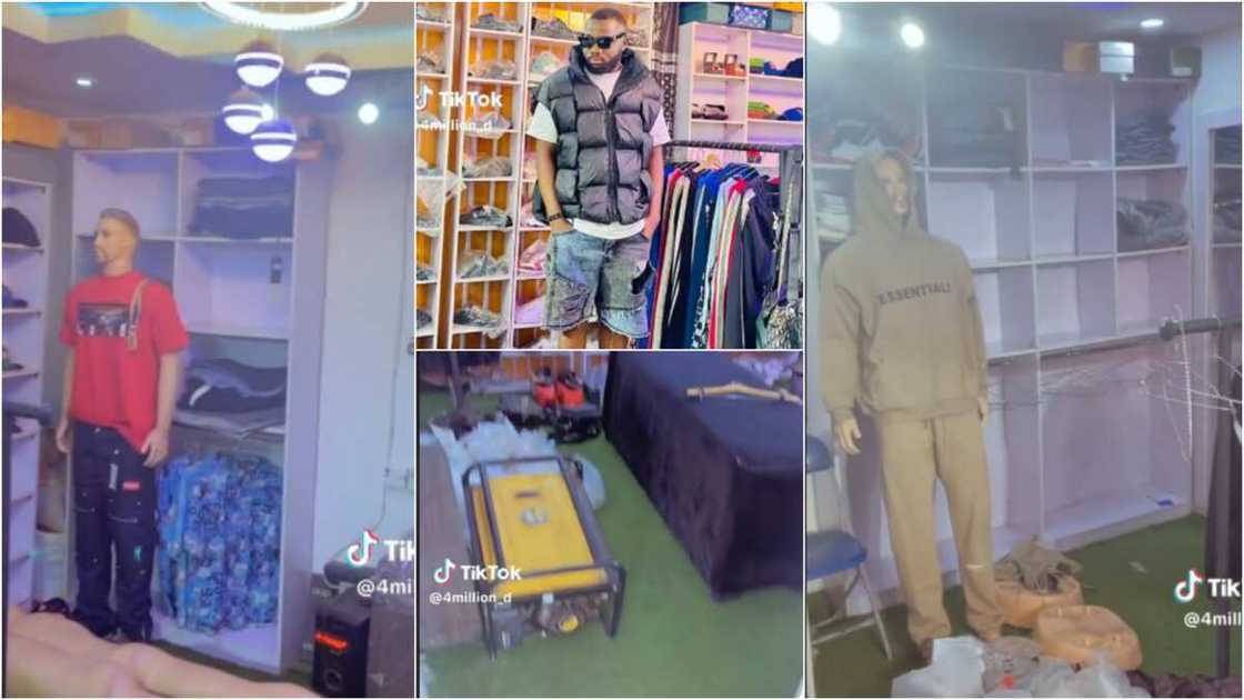 Thieves steal man's goods Thieves steal man's goods