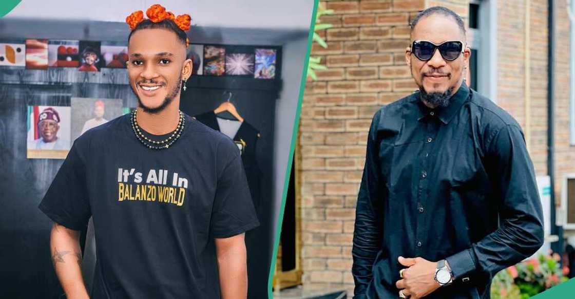 TC Okafor and Junior Pope rock black outfits TC Okafor and Junior Pope rock black outfits