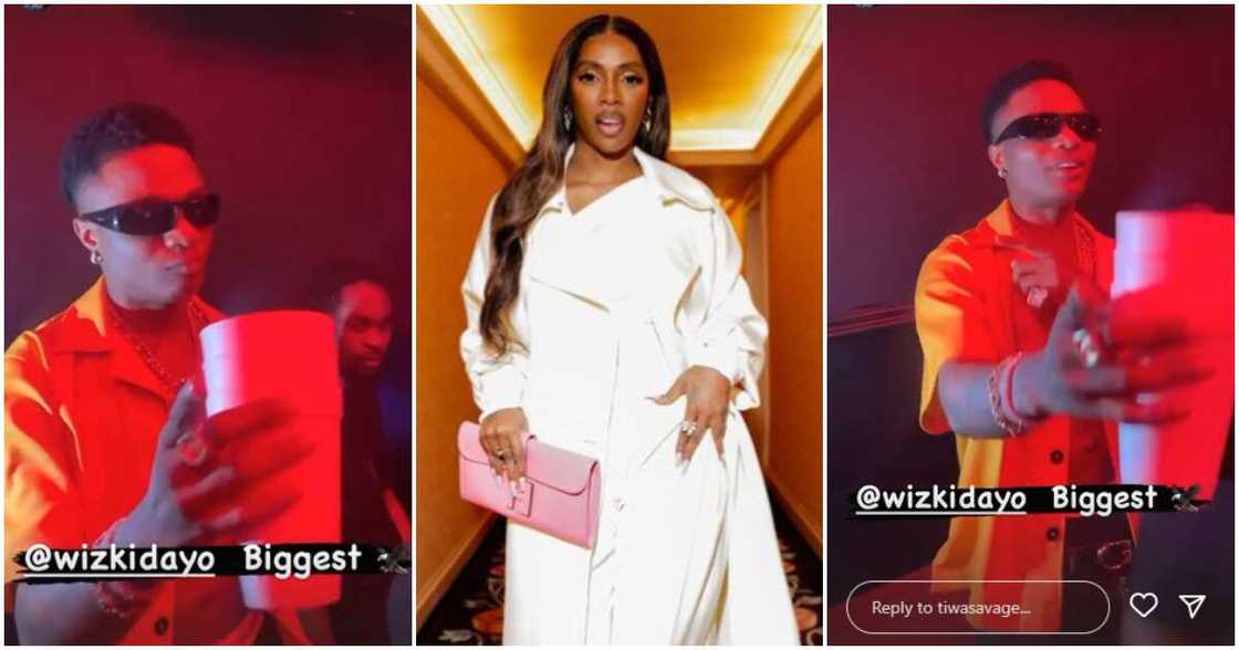 Nigerian singers Wizkid and Tiwa Savage Nigerian singers Wizkid and Tiwa Savage