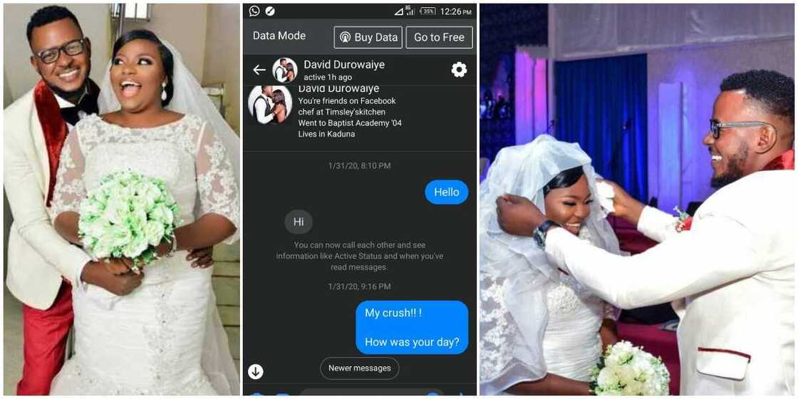 Joy as bold Nigerian lady slides into her crush's DM on Facebook and marries him 6 months later Joy as bold Nigerian lady slides into her crush's DM on Facebook and marries him 6 months later