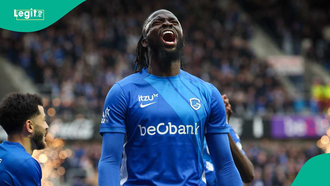 Super Eagles forward Tolu Arokodare relishing the excitement on his debut for Nigeria. Super Eagles forward Tolu Arokodare relishing the excitement on his debut for Nigeria.