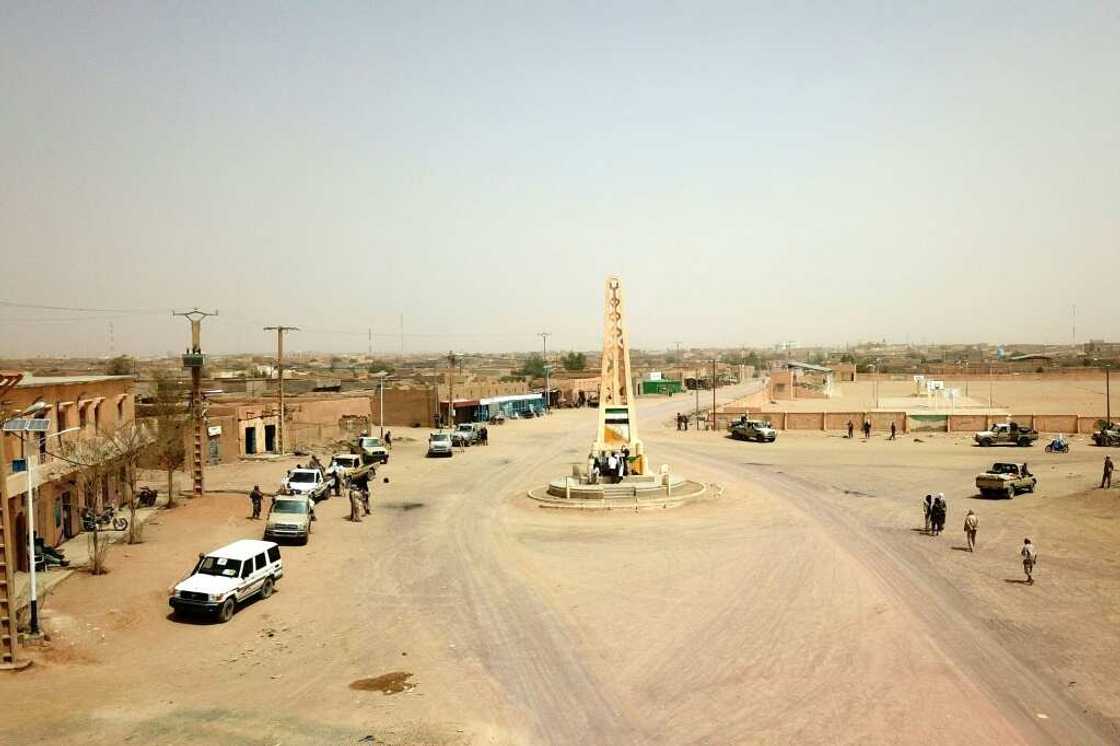 The Tuareg community is made up of dozens of nomadic sub-communities settled in the Sahara across several countries The Tuareg community is made up of dozens of nomadic sub-communities settled in the Sahara across several countries