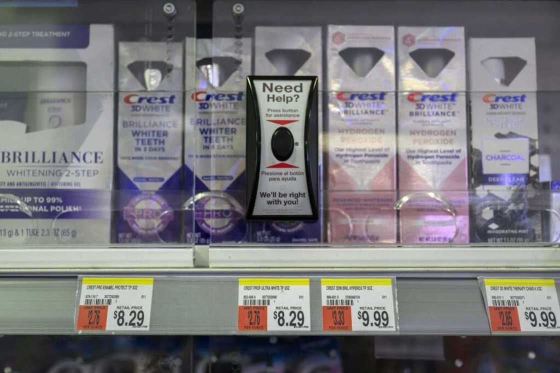 Even toothpaste is kept locked up at some drugstores in New York City Even toothpaste is kept locked up at some drugstores in New York City