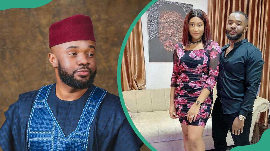 Williams Uchemba and his wife, Brunella