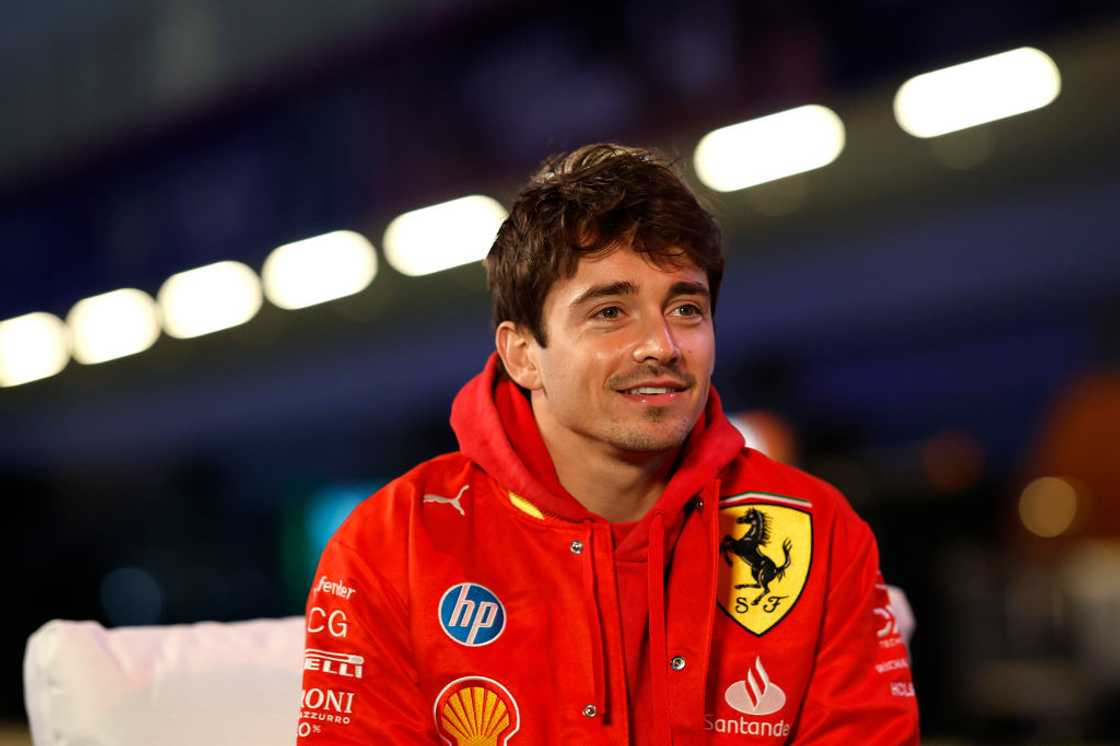 Charles Leclerc of Ferrari at the F1 Grand Prix of Las Vegas at Las Vegas Strip Circuit