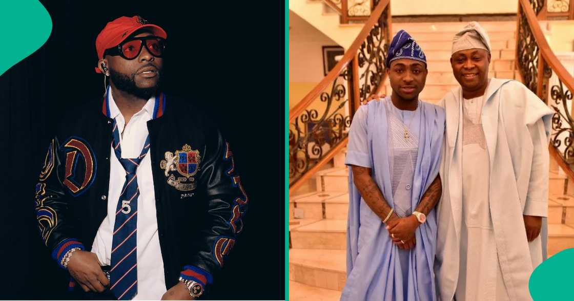Davido brags about father's wealth, shares plans online. Davido brags about father's wealth, shares plans online.