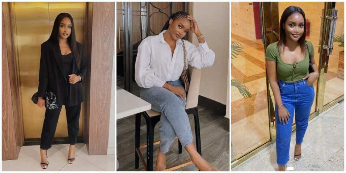 Photos of Kamsi in different outfits. Photos of Kamsi in different outfits.