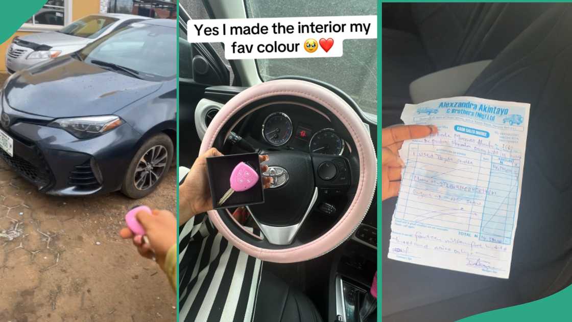 Nigerian lady who bought a car.