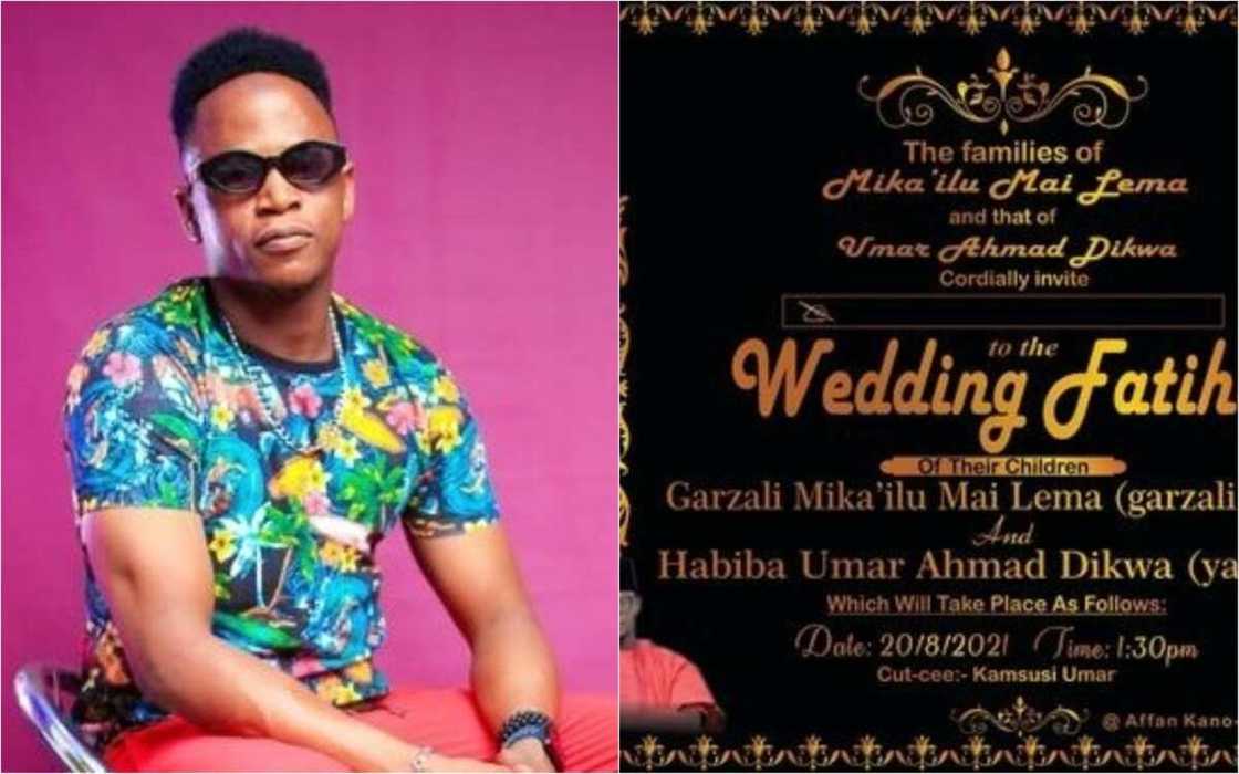 Katin gayyata: Jarumi kuma mawaki Garzali Miko zai angwance Katin gayyata: Jarumi kuma mawaki Garzali Miko zai angwance