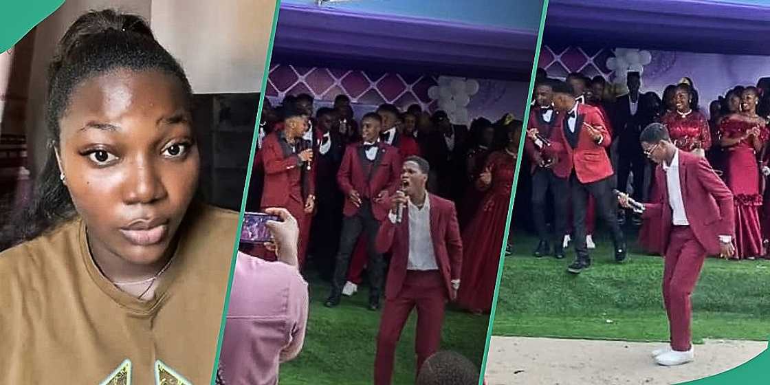 SS3 student steals the show during his graduation party