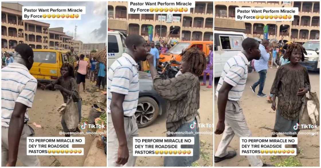 Oyigbo market, pastor, Ebute Metta, mad woman