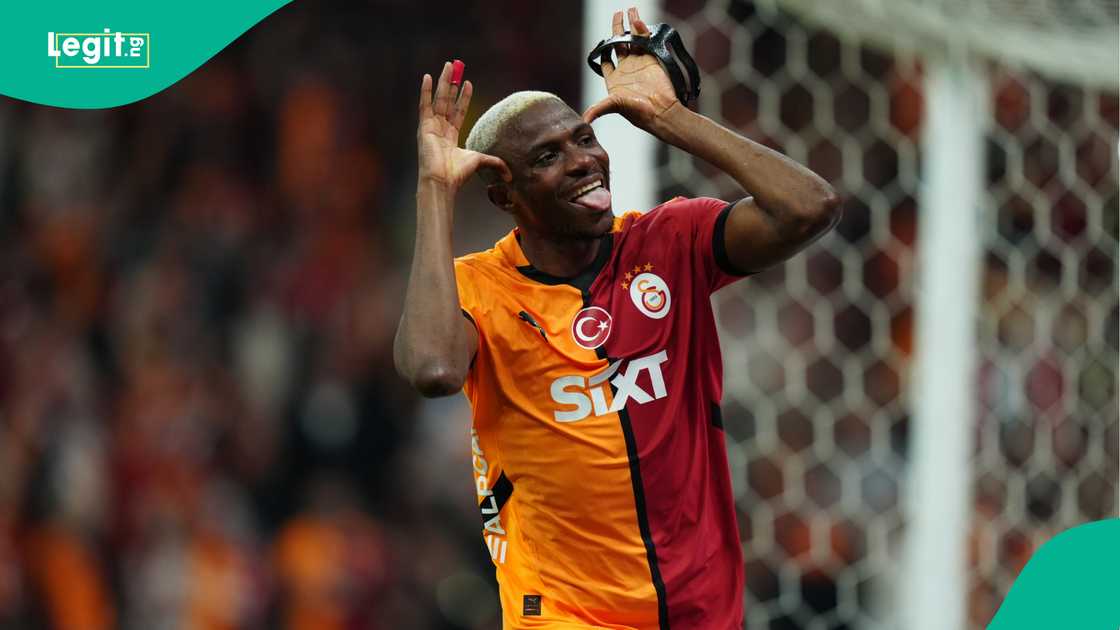 Victor Osimhen, Galatasaray, Istanbul Basaksehir, Rams Park, Istanbul, Turkiye, Super Lig Victor Osimhen, Galatasaray, Istanbul Basaksehir, Rams Park, Istanbul, Turkiye, Super Lig