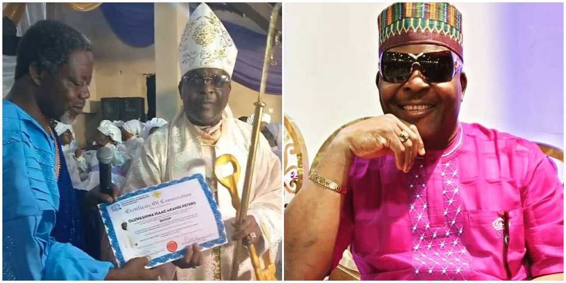 Veteran musician Sir Shina Peters ordained as bishop of Cherubim and Seraphim church Veteran musician Sir Shina Peters ordained as bishop of Cherubim and Seraphim church