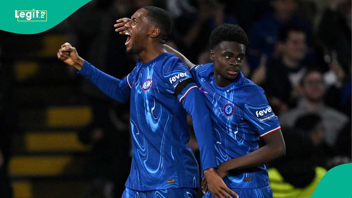 Tosin Adarabioyo, Tyrique George, Chelsea, UEFA Europa Conference League, Stamford Bridge Tosin Adarabioyo, Tyrique George, Chelsea, UEFA Europa Conference League, Stamford Bridge