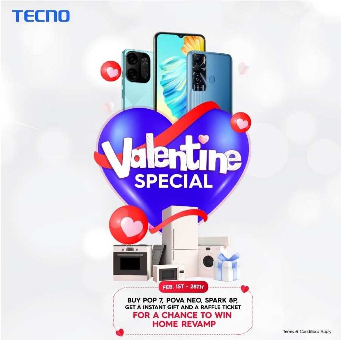 Win a Home Revamp This Valentine With TECNO