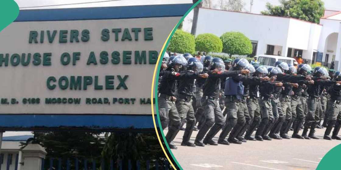 Police take over Rivers house of assembly quarters Police take over Rivers house of assembly quarters