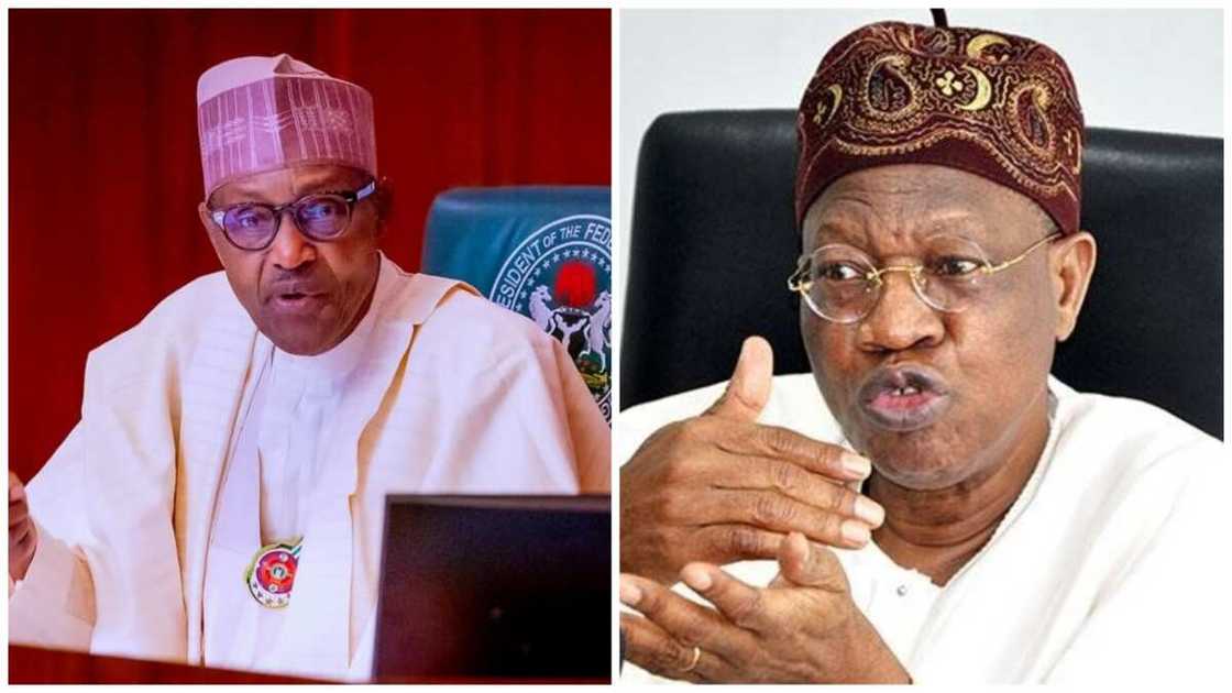 2023 general election, PDP, Muhammadu Buhari, Lai Mohammed, APC