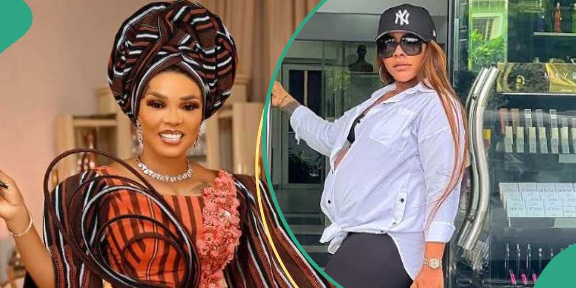 Actress Iyabo Ojo and Laura Ikeji Actress Iyabo Ojo and Laura Ikeji