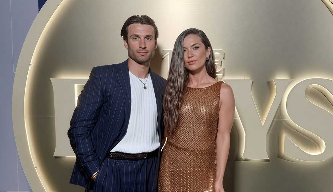 Taylor Krause and Garrett Josemans at the Dolby Theatre in Los Angeles Taylor Krause and Garrett Josemans at the Dolby Theatre in Los Angeles
