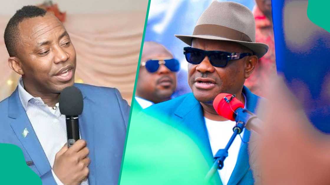 FCT Minister Nyesom Wike warns human rights activist Omoyele Sowore over his recent criminal allegations. FCT Minister Nyesom Wike warns human rights activist Omoyele Sowore over his recent criminal allegations.
