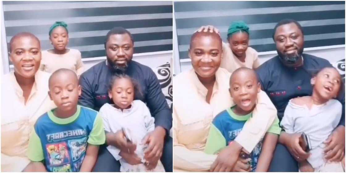Mercy Johnson and kids Mercy Johnson and kids