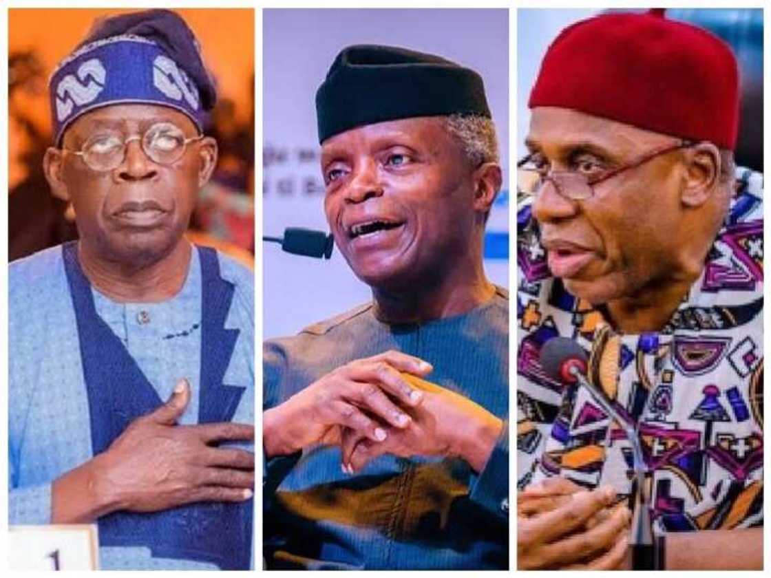 Tinubu, Osinbajo, da Amaechi Tinubu, Osinbajo, da Amaechi