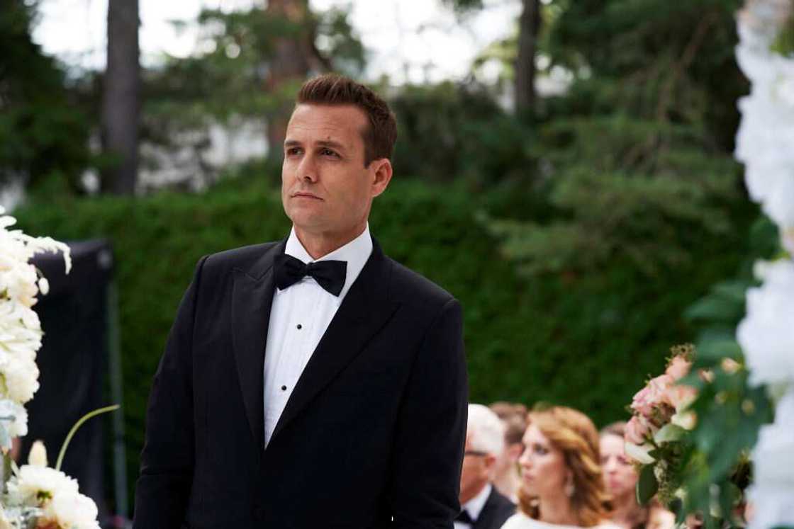 Gabriel Macht at attending a wedding ceremony