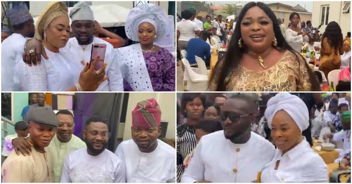 Iyabo Ojo absent at Yomi Fabiyi's son's naming ceremony. Iyabo Ojo absent at Yomi Fabiyi's son's naming ceremony.