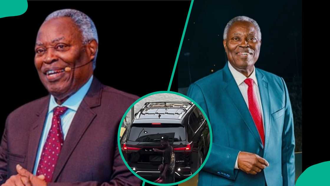 Pastor Kumuyi seen in plush ride, fans react
